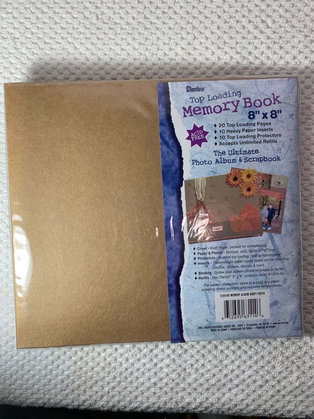 Scrapbook 8x8 Memory Book